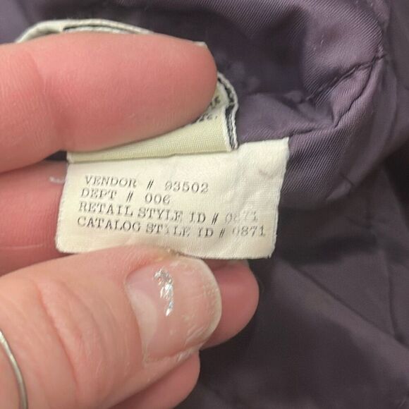 Purple Barn Chore Coat Jacket Size Large L Large Eddie Bauer - Picture 12 of 12